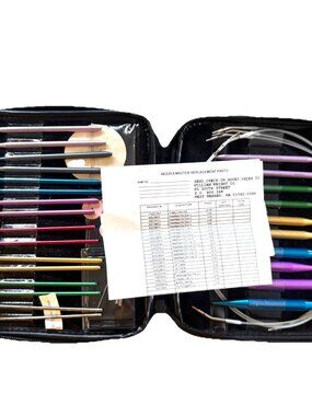 The Boye Needle Master InterChangeable Needle System in Zippered Carry Case